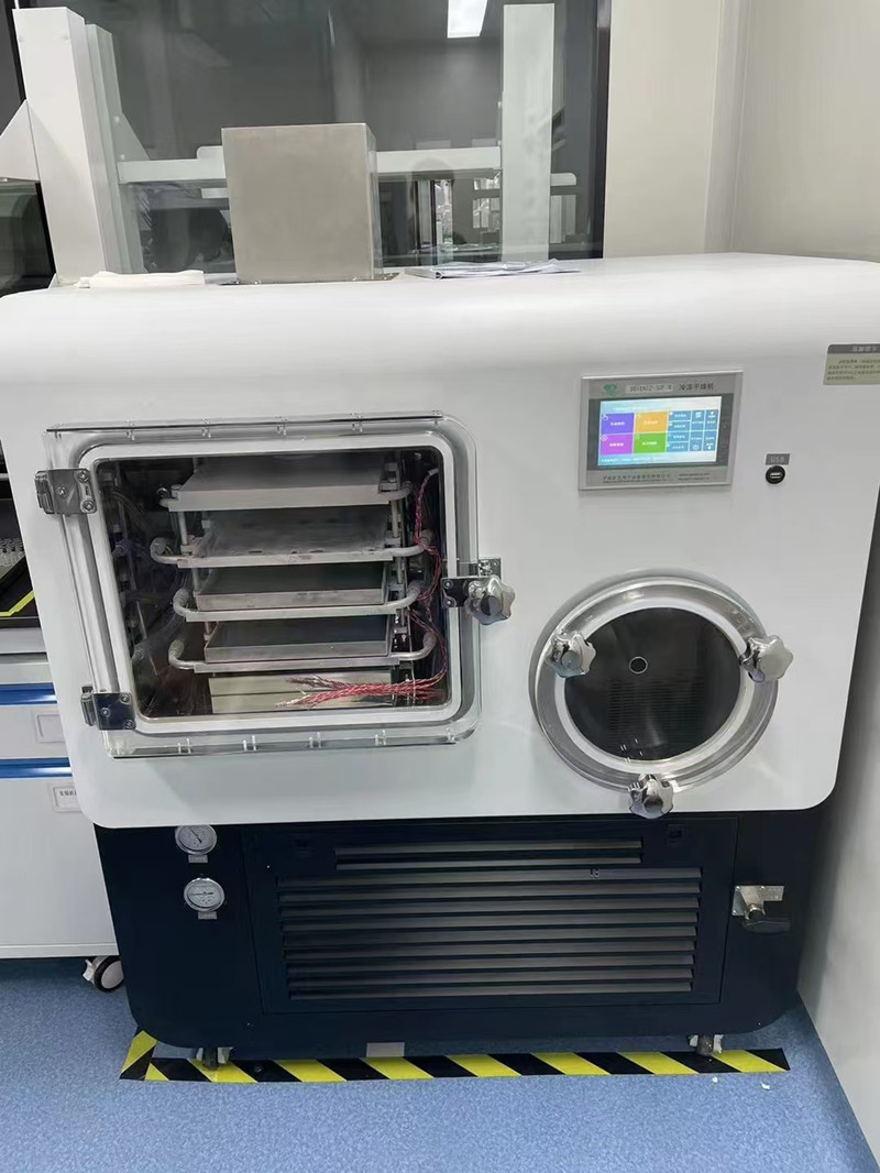 海南某生物公司采购中试型硅油原位冷冻干燥机应用于生物类冻干项目