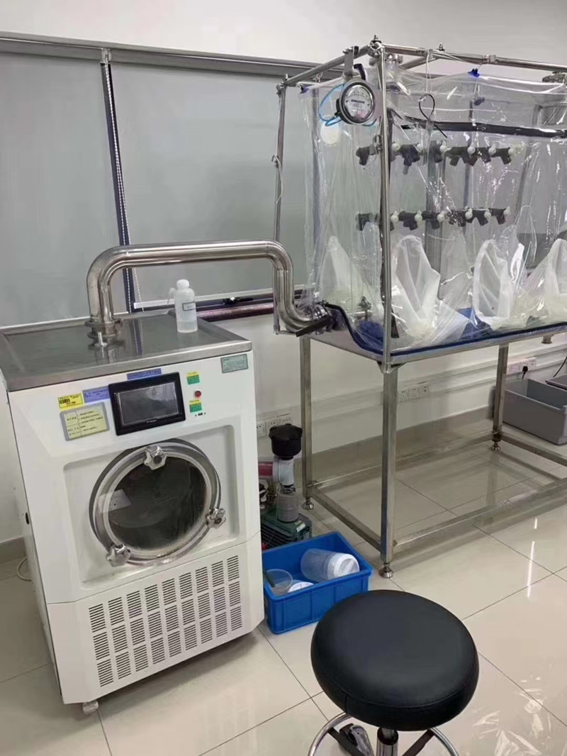 北京某高校订购T型架型冷冻干燥机助力无菌隔离器冻干实验项目